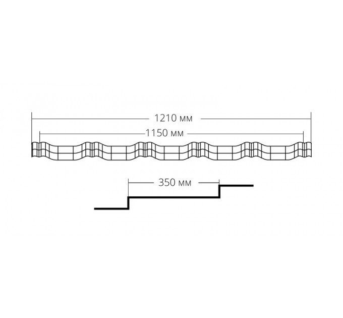 Металлочерепица Grand Line Kvinta plus Rooftop Matte 0,5 мм